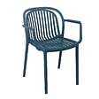 OVIALA - Fauteuil de terrasse bleu canard - Copenhague - vignette