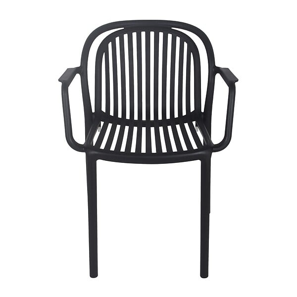 OVIALA - Fauteuil de terrasse noir - Copenhague - large