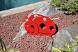 CENTRALE BRICO - Figurine à piquer cocinnelle rouge - 21x33 cm  - Acier époxy - vignette