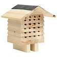 VIDAXL - vidaXL Hôtel d'abeilles Bois de sapin massif 22x20x20 cm - vignette