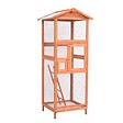 VIDAXL - vidaXL Cage à oiseaux 68x62x166 cm bois de sapin massif - vignette