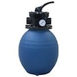 VIDAXL - vidaXL Filtre à sable pour piscine avec vanne 4 positions Bleu 300 mm - vignette
