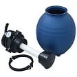 VIDAXL - vidaXL Filtre à sable pour piscine avec vanne 4 positions Bleu 300 mm - vignette