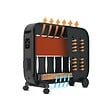 SUPRA - Radiateur mobile CERAMDUO 1522 à chaleur douce noir 1500W - vignette