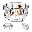 PAITSY - Parc Enclos pour chien chiot et lapin GARDEO80x100x8, 8 panneaux 80X100cm, 2,56M2, modulable, intérieur et extérieur, pliable, garantie 5 ans, Paitsy - vignette