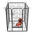PAITSY - Parc Enclos pour chien chiot et lapin GARDEO80x100x4, 4 panneaux 80X100cm, 0,64M2, modulable, intérieur et extérieur, pliable, garantie 5 ans, Paitsy - vignette
