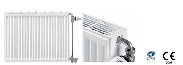STELRAD - Radiateur panneau COMPACT ALL IN Type 22 Hauteur 500mm - Largeur: 800mm - Puissance: 1195W - large