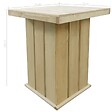 VIDAXL - vidaXL Table de bar 75x75x110 cm Pin imprégné - vignette