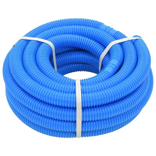 VIDAXL - vidaXL Tuyau de piscine avec colliers de serrage Bleu 38 mm 12 m - large