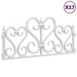 VIDAXL - vidaXL Bordures de pelouse 17 pcs Blanc 10 m PP - vignette