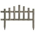 VIDAXL - vidaXL Bordure de jardin 10 pcs Bois de sapin 4,4 m - vignette