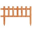 VIDAXL - vidaXL Bordure de jardin 10 pcs Bois de sapin 4,4 m - vignette