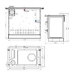 INTERSTOVES - Cuisinière à bois Magnum Thermo MBS en fonte | bouilleur sortie côté gauche - - vignette
