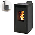 INTERSTOVES - Pack Poêle à granules MARINA 6 Etanche + Kit Conduit Ventouse (sortie façade) - - vignette