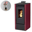 INTERSTOVES - Pack Poêle à granules MARINA 14 Etanche Canalisable + Kit Conduit Vertical 80/125 - - vignette