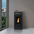 INTERSTOVES - Pack Poêle à granules MARINA 13 Etanche sortie Concentrique sur le dessus + Kit Conduit Ventouse (so - vignette