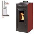 INTERSTOVES - Pack Poêle à granules MARINA 11 Etanche sortie Concentrique sur le dessus + Kit Conduit Vertical 80/ - vignette