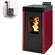 INTERSTOVES - Pack Poêle à granules MARINA 8 Etanche + Kit Conduit Ventouse (sortie façade) - - vignette