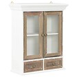 VIDAXL - vidaXL Armoire murale Blanc 49x22x59 cm Bois d'ingénierie - vignette