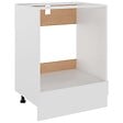 VIDAXL - vidaXL Armoire à four "Riga" Blanc 60x46x81,5 cm Bois d’ingénierie - vignette