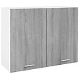 VIDAXL - vidaXL Armoire suspendue "Lyon" Sonoma gris 80x31x60 cm - vignette