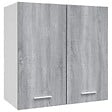 VIDAXL - vidaXL Armoire suspendue "Lyon" Sonoma gris 60x31x60 cm - vignette