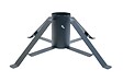 CENTRALE BRICO - Pied de sapin 4 pieds fer plat anthracite tube 11 cm - vignette