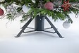 CENTRALE BRICO - Pied de sapin 4 pieds fer plat anthracite tube 11 cm - vignette