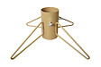 CENTRALE BRICO - Pied de sapin - 4 pieds fer rond tube-  9 cm - or - vignette