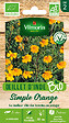 VILMORIN - Œillet d'Inde Orange BIO - Graines - Plante annuelle 20cm - vignette