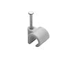 DEBFLEX - Lot de 100 attaches-fils, Diamètre de 8 à 12 mm, L.26 mm, Gris - vignette