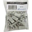 CENTRALE BRICO - Lot de 10 clips et chevilles, Diam.20, L.60 mm - vignette