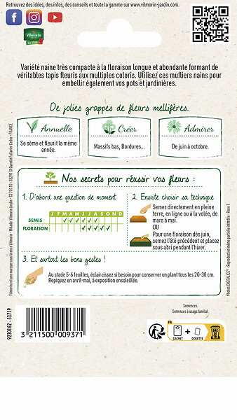 VILMORIN - Muflier Gueule de Loup Tom Pouce Varié Vilmorin - large