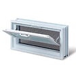 GLASSBLOCKS - Glassblocks fenêtre de ventilation pour briques de verre 38x19 cm, blanc (GBMR3819) - vignette