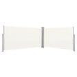 VIDAXL - vidaXL Auvent latéral rétractable 160x600 cm Crème - vignette