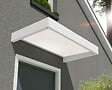 CANOPIA - Canopia Marquise de porte Sophia 160 x 95 cm Blanc / Blanc Opale - vignette