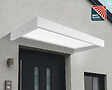CANOPIA - Canopia Marquise de porte Sophia 215 x 95 cm Blanc / Blanc Opale - vignette