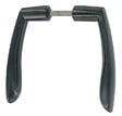 TIRARD - Béquilles doubles alu noir carré 7mm pour porte épaisseur 90mm axe 120mm - THIRARD - JE392016 - vignette