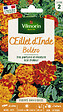 VILMORIN - Semences œillet d'Inde Boléro - Fleurs doubles parfumées - vignette
