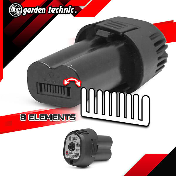 ELEM GARDEN TECHNIC - Batterie pour sécateur rechargeable 7.2v lithium - large