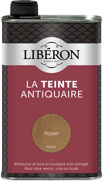 LIBERON - Teinte antiquaire bois durs Noyer Bidon 0.5l - large