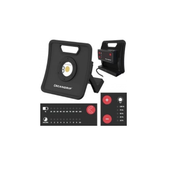 CENTRALE BRICO - Projecteur de chantier NOVA 5K - 5000 Lumens - large