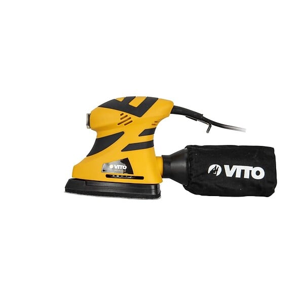 VITO - Ponceuse 2en1 KITPro Multibases Triangle et Carrée Collecteur Poussières + Abrasifs VITO - large
