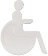 NORMBAU - Idéogramme nylon handicapé pictogramme 4 noire - NORMBAU - 2510040 - vignette