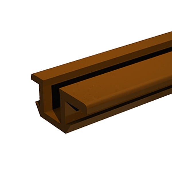 MANTION - Rail PICO 25marron en 2 m - MANTION - 25/200M - large