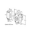 ABUS - Lot de deux verrous twin Classik - Bronze - 45mm - vignette