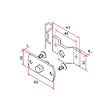 CHERUBINI - Kit support carré 10mm avec flasque pour garda maxi 50Nm - CHERUBINI - A4506_0556 - vignette