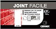 CENTRALE BRICO - Joint pâte carrelage CERMIX gris 0.75 kg, 2.5 m² Joint facile gris fonce 2.5m² - vignette