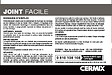 CENTRALE BRICO - Joint pâte carrelage CERMIX gris 0.75 kg, 2.5 m² Joint facile gris fonce 2.5m² - vignette