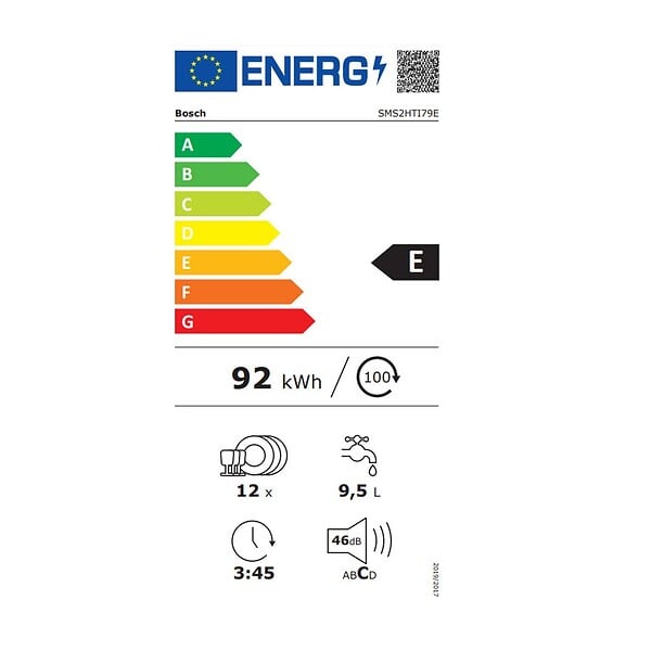BOSCH - lave-vaisselle 60cm 12 couverts 46db - sms2hti79e - large